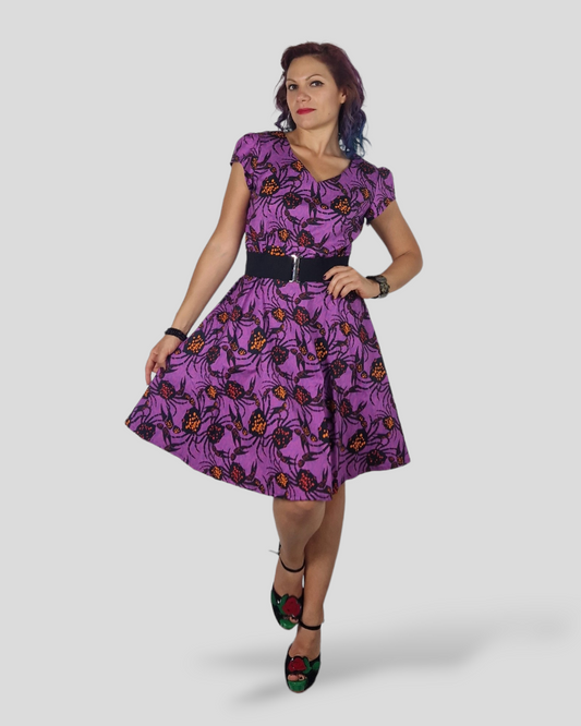 Violet Crab - Malaga Dress - Natural fabric