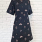 Kawaii Baphomet - London sixties dress - Natural Fabric