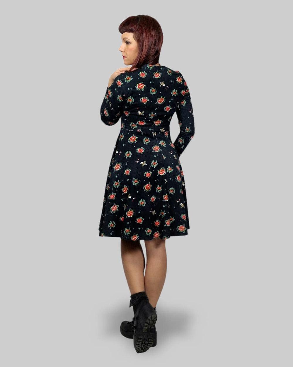 2XL/3XL - Stabbed Heart Tattoos  - Oslo Dress - Easy Fit & Natural Fabric